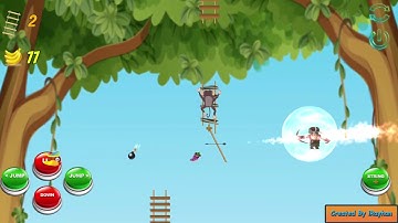 Monkey Ladder with Unity 3D - Created by Rayhan
