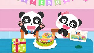 Little Panda's Birthday Party | Fun Cake Making, Design Dress & Decoration | BabyBus Gameplay Video screenshot 5