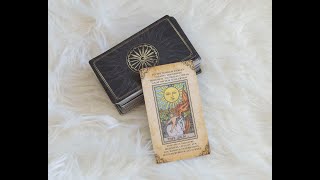 Antique Tarot Cards With Keywords