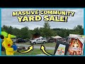 MASSIVE Community Yard Sale! Retro Game Hunt w/ SURPRISING FINDS!