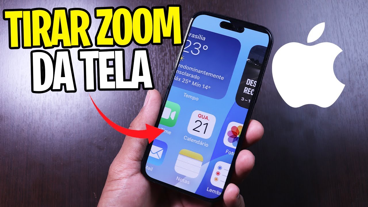 Como tirar o ZOOM da tela do iPhone fácil e rápido 2026 ( QUALQUER ...
