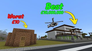 Worst House vs. Best House In Minecraft