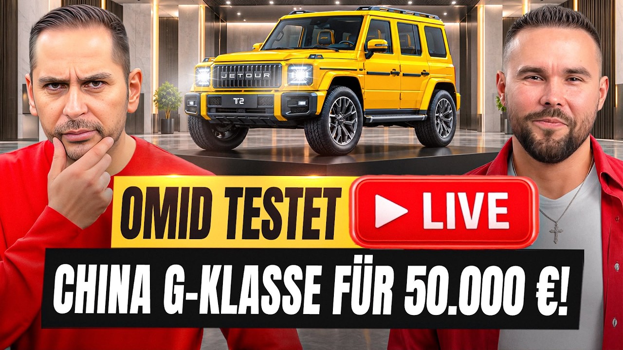 OMID TESTET LIVE! G-Klasse Killer aus China? Das AUS für Mercedes und Land Rover? JETOUR T2: video thumbnail