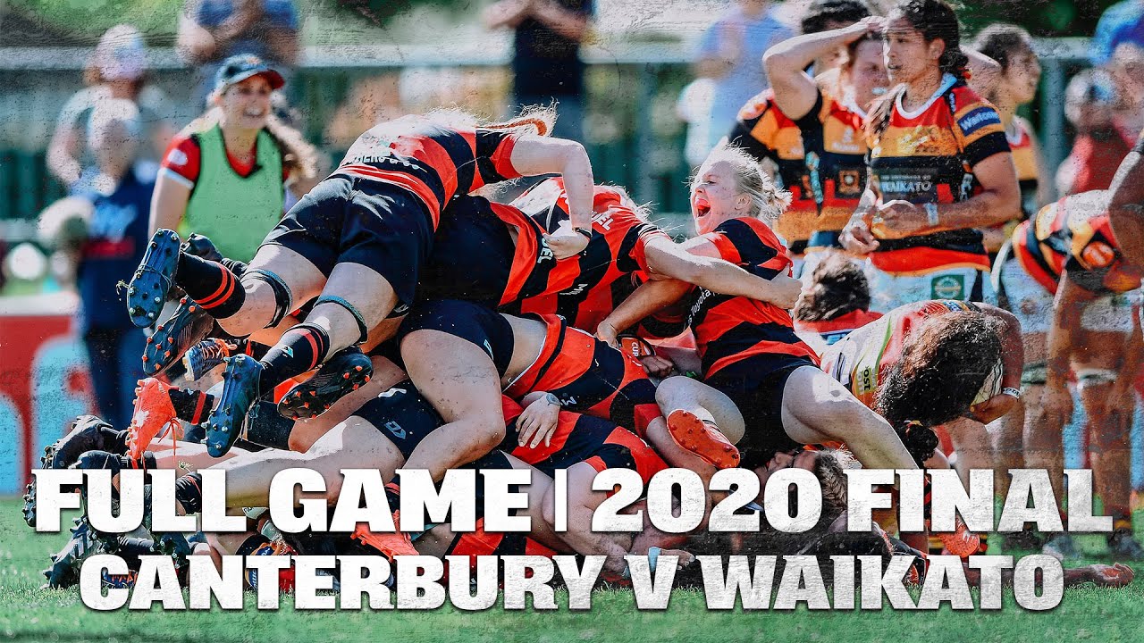 FULL GAME Canterbury v Waikato Farah Palmer Cup Final 2020