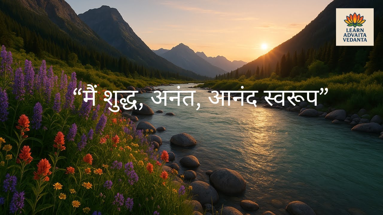 “मैं शुद्ध, अनंत, आनंद स्वरूप” |  #advaitavedanta #vedanta #bhakti #devotionalsong