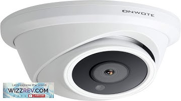 ONWOTE 4K 8MP PoE IP Security Camera AI Human Vehicle Detection 3840x2160