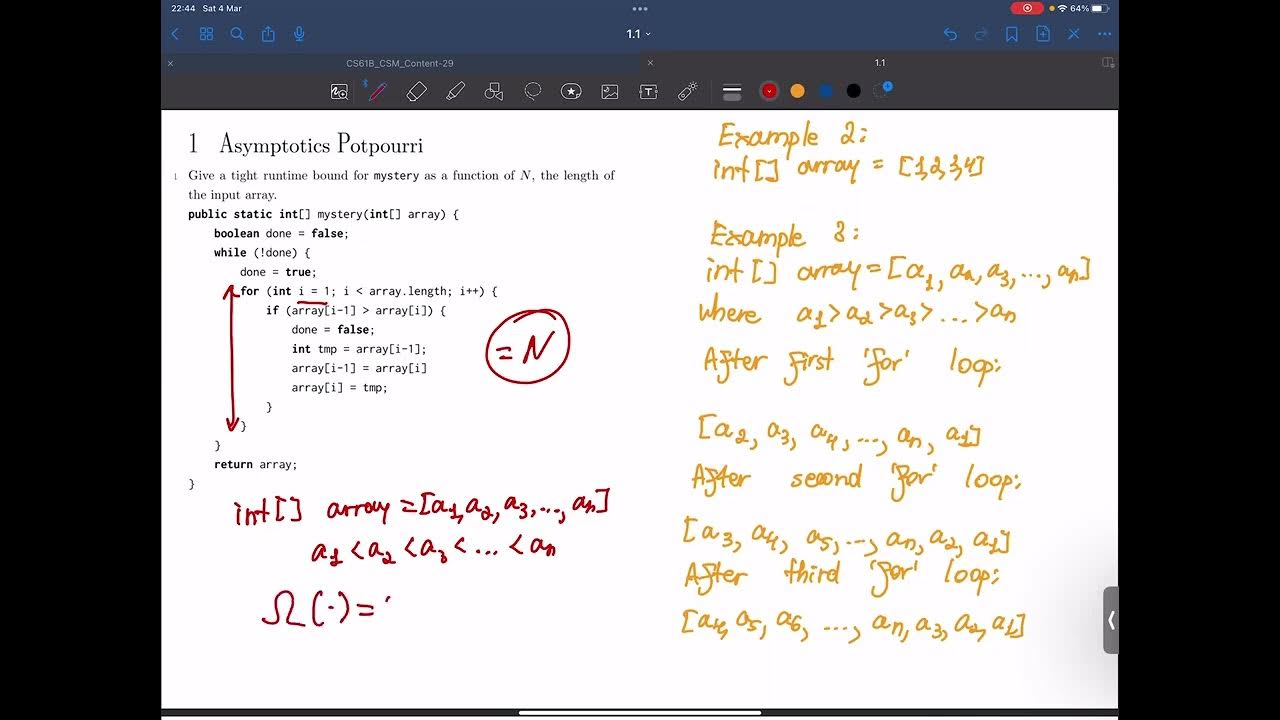 CSM Walkthrough Asymptotics Potpourri Part 1 Problem 2 Week 8 Spring 2023 YouTube