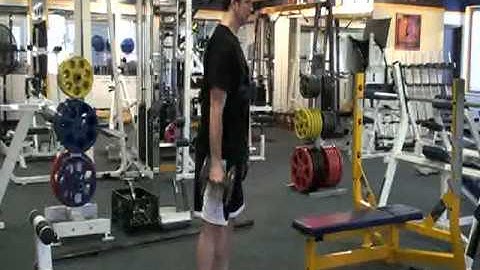 Standing Simultaneous Dumbbell Curl