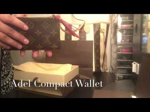 2016 LV Monogram Adele Compact Wallet