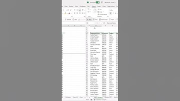 How to hide specific rows in excel | #shorts