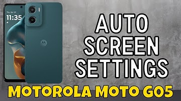 Auto Rotate Screen Motorola Moto G05 || How to use auto screen || Auto screen settings