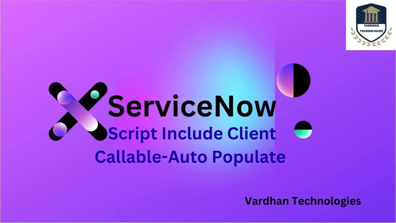 Script Include with Client Callable - YouTube
