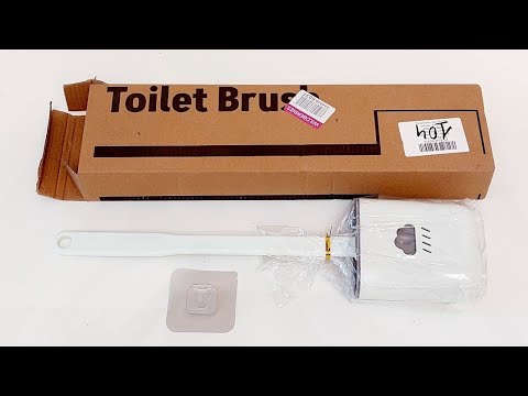 Ёршик силиконовый для унитаза Toilet Brush, с креплением на стену. Распаковка.