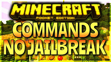 How To Use COMMANDS In Minecraft Pocket Edition - NO JAILBREAK [0.10.4]