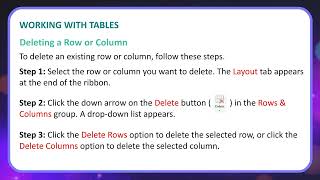 Working with Objects and Tables in Word || Chapter-2 || Computer-5 || Class-5