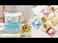How to make cute candy keychain charm / easy craft ideas / cute liquid keychain ideas / diy craft