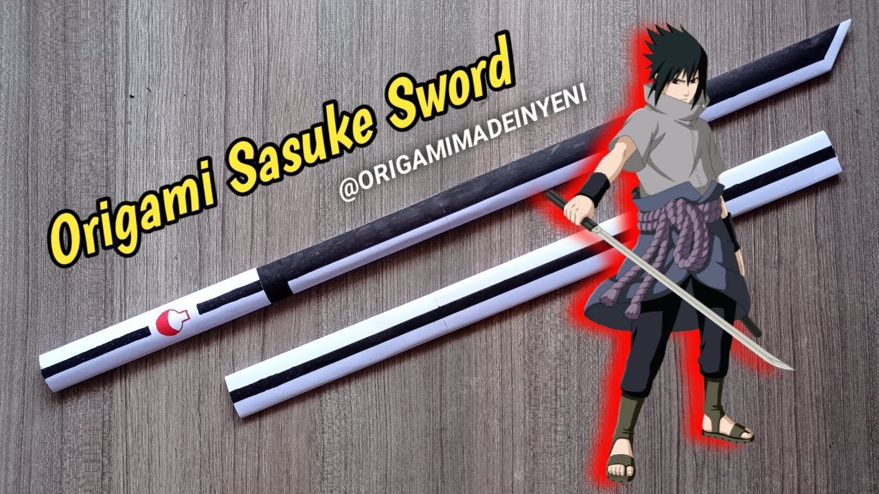 Sasuke Katana - Recreating the Iconic Sword Out of Paper : r/Naruto