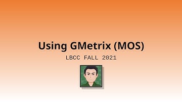 Using GMetrix - MOS (Fall 2021)