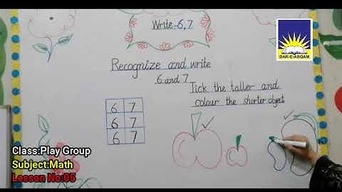 Class Play Group | Maths | Lecture 5