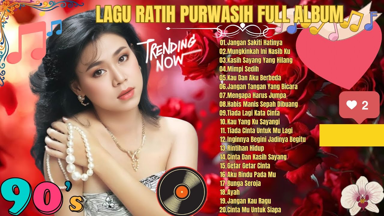 Lagu Ratih Purwasih Terpopuler🎶Lagu Nostalgia 80an 90an Paling Dicari💿 Full Album Nostalgia Lawas