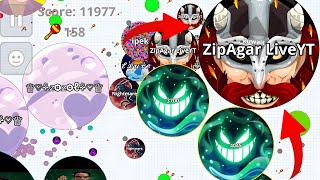 SOLO DESTROYING THE BIGGEST NOOB IN AGARIO (MOBILE)