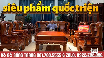 SIÊU PHẨM MINH QUỐC TRIỆN CỘT 12 GỖ HƯƠNG VIỆT ĐÃ HOÀN THIỆN RẤT KĨ #banghego#bànghếphòngkhách#đồgỗ