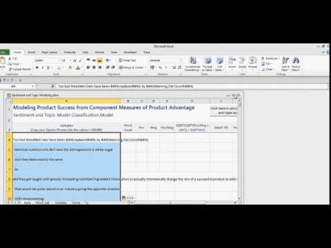 Sentiment Analysis and Topic Modeling