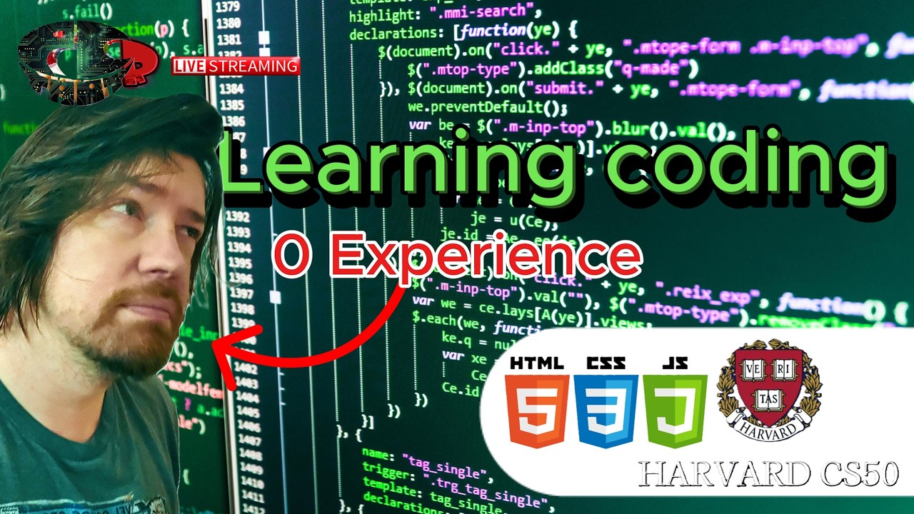 Learning coding P:24 | $ Harvard CS50x (free course) Week 8 [HTML, CSS, JavaScript]