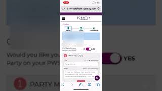 How to set up a party link in your Scentsy workstation