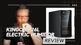 KingChii 26L Electric Humidor Review: Dads Smoking Cigars Podcast 009