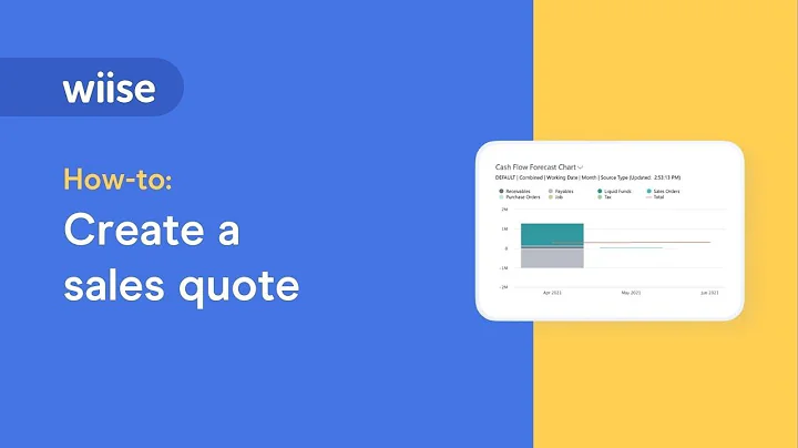 How to create a sales quote