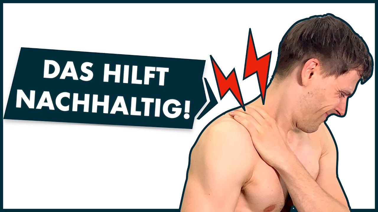 Nackenschmerzen lösen mit 2 einfachen Übungen - YouTube