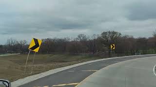 Willow Springs Rd, Illinois, United States l Interstate I-294, IL, USA l Beautifull road view
