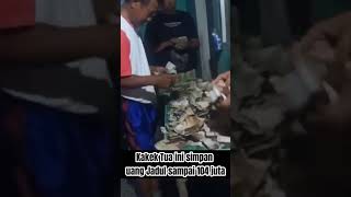 Kakek Paruh baya ketahuan Simpan uang jadul Ratusan juta #short