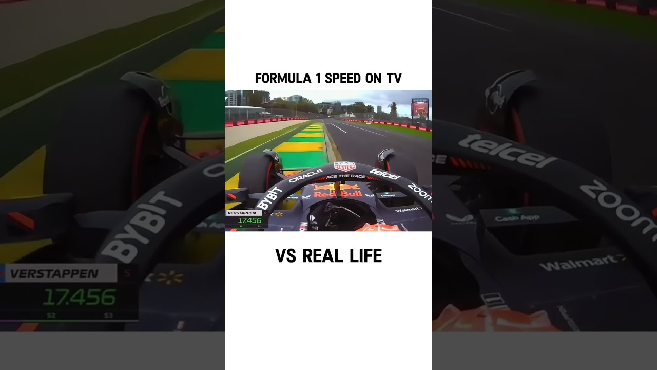Formula 1 Speed On Tv Vs Real Life