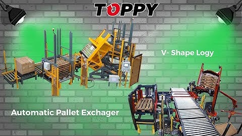 V-SHAPE LOGY - Automatic Pallet Exchanger System (INSTALLATION OVERVIEW)