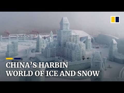 Stunning ice and snow sculptures emerge at China’s Harbin festival
