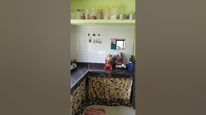 My Non modular kitchen tour