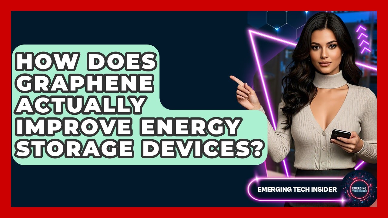 How Does Graphene Actually Improve Energy Storage Devices? - Emerging Tech Insider