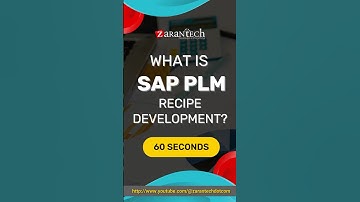 What is SAP PLM Recipe Development | ZaranTech