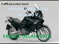 21 Proyecto HONDA VARADERO XL 1000 V. Cómo sustituir las pastillas de freno delanteros.