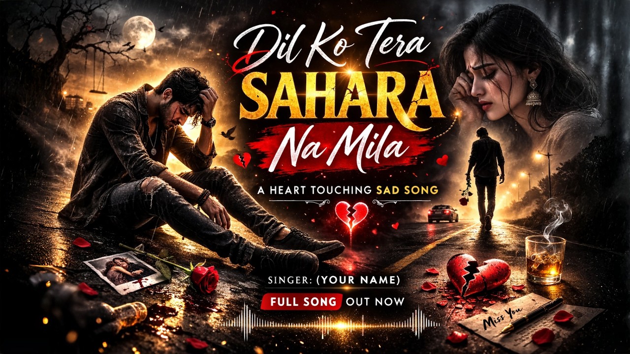 Dil Ko Tera Sahara Na Mila 💔 | Heart Touching Dard Bhara Song | Sad Romantic Hindi Song 2026