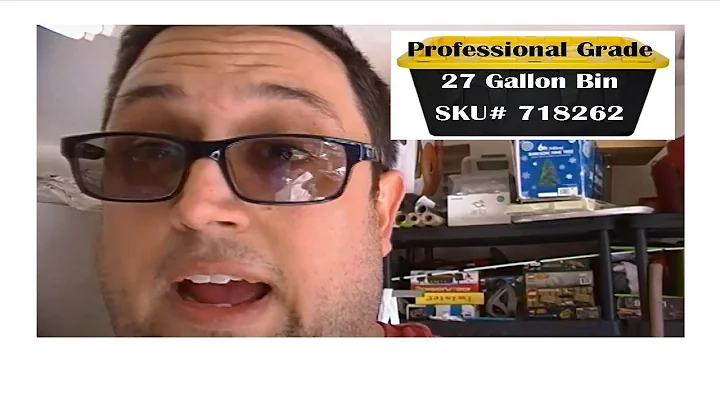 27 Gallon Costco Bin Review (Item# 718262) Black w/Yellow Lid