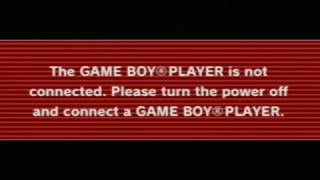 gameboy player error message: 