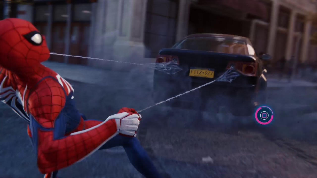 Машина spider man