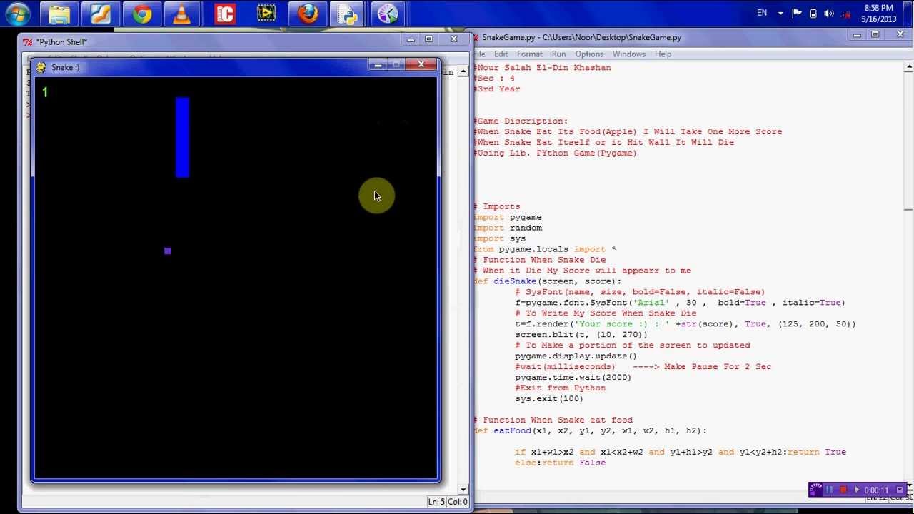 Python coding game