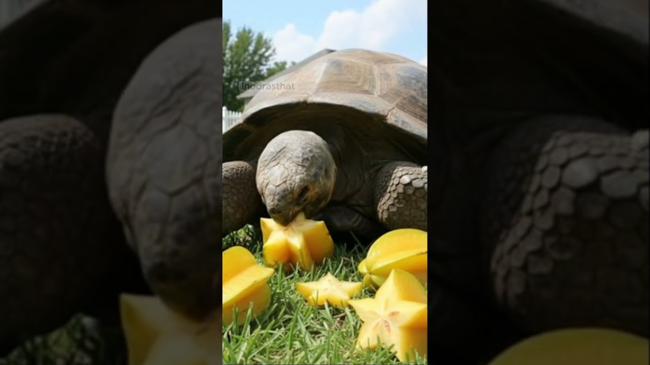 THIS HUNGRY TORTOISE MAKES THE MOST SATISFYING ASMR SOUNDS 