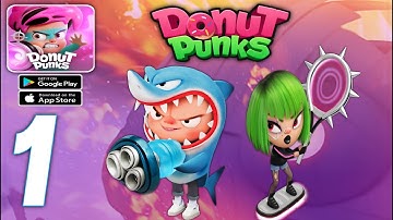Donut Punks - Online Epic Brawl Gameplay Walkthrough Part 1 (Android,iOS)