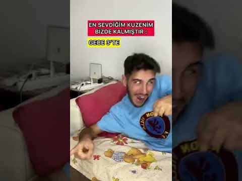 En sevdiğim kuzenim bizde kalmıştır 🤣🤣