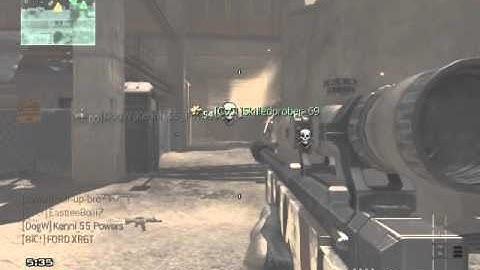 MW3: BEST SILENCED QUICKSCOPE EVER!!